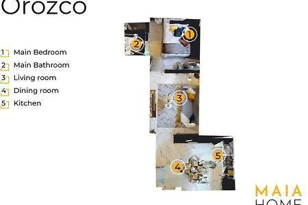 Orozco Maiahome-Polanco 1Br Close To Antara Mexico By Eksteriør billede